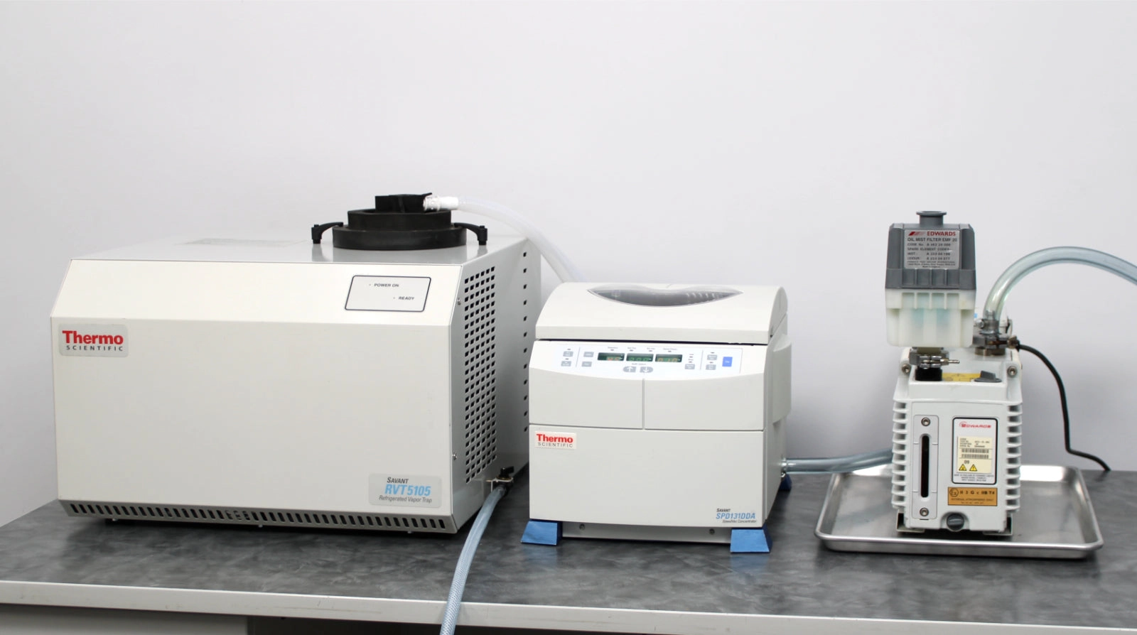 Thermo Savant SPD131DDA SpeedVac Concentrator with RVT5105 Vapor Trap and Pump