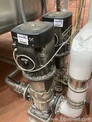 Lot 85 Listing# 875986 Lot Of Four Grundfos Centrifugal Vertical Pumps