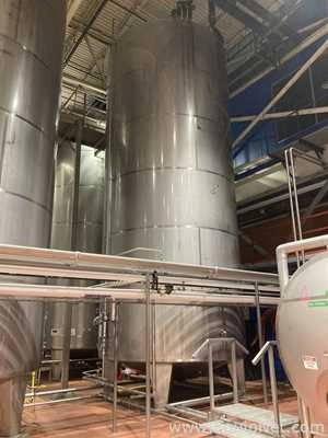 Lot 149 Listing# 876031 981 HL - 835 BBL Rolec Bright Beer BBT And Storage Stainless Steel Jacketed Tank