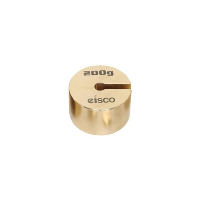 Eisco Labs Brass 200 gram Slotted Weight ( Spare / Replacement ) PH0258G7