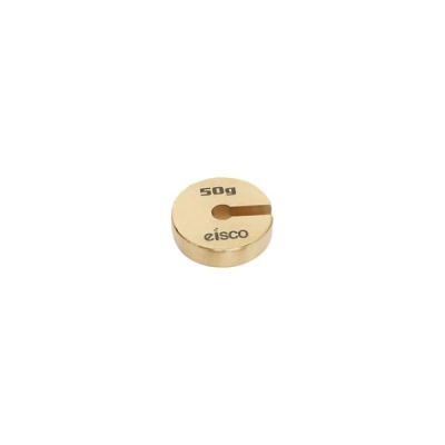 Eisco Labs Brass 50 gram Slotted Weight ( Spare / Replacement ) PH0258G5