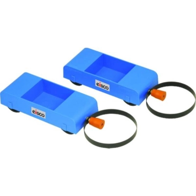 Eisco Hall's Car Pair, Rolling Friction Carriages, Pack of 2 - Labs PH0351APL