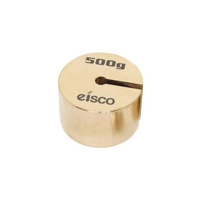 Eisco Labs Brass 500 gram Slotted Weight ( Spare / Replacement ) PH0258G8