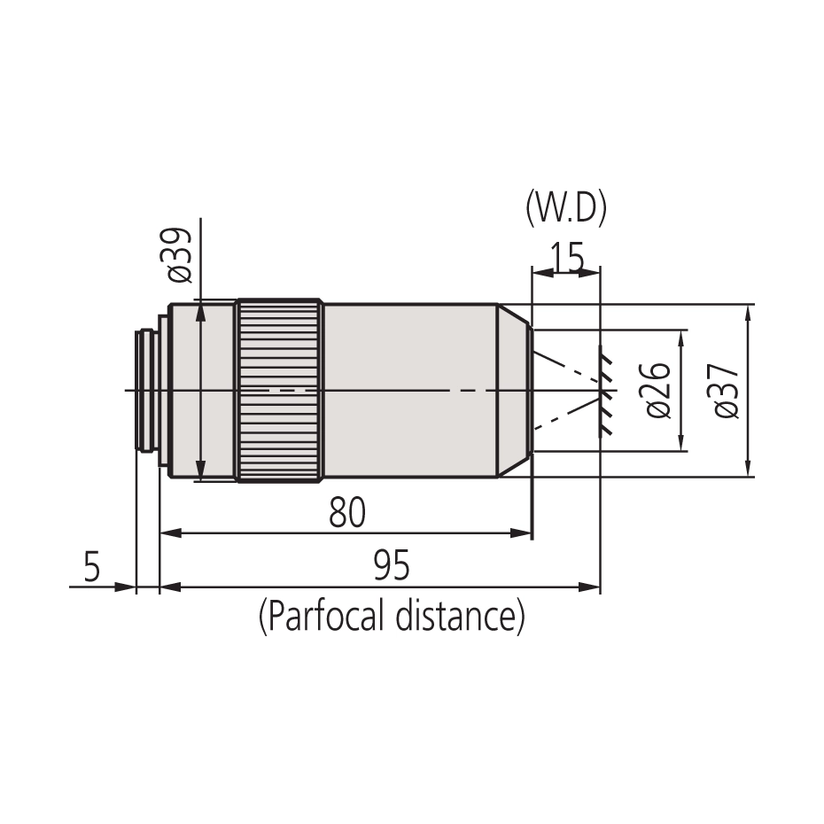 Mitutoyo 10x M Plan APO High Resolution Objective