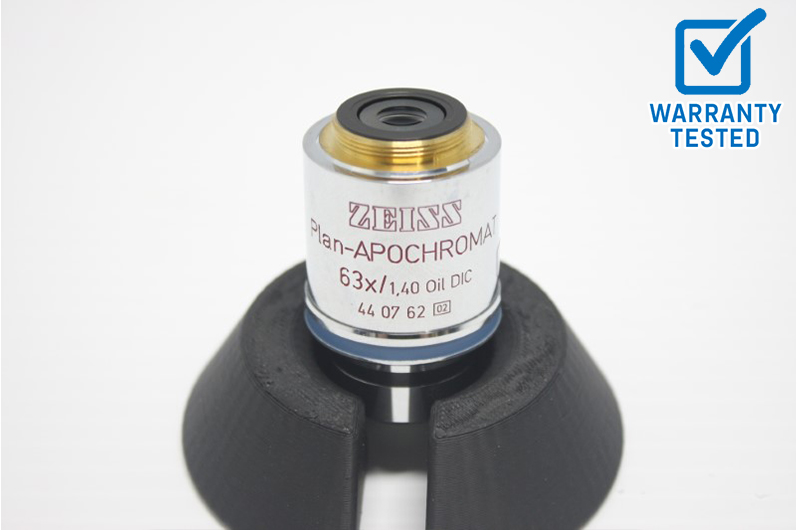 Zeiss Plan-APOCHROMAT 63x/1.40 Oil DIC Microscope Objective 44 07 62 Unit 8