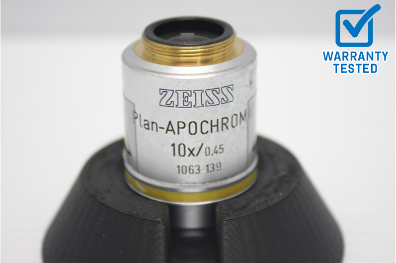 Zeiss Plan-APOCHROMAT 10x/0.45 Microscope Objective 1063-139 Unit 15
