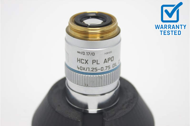 Leica HCX PL APO 40x/1.25-0.75 Oil CS Microscope Objective Unit 506251
