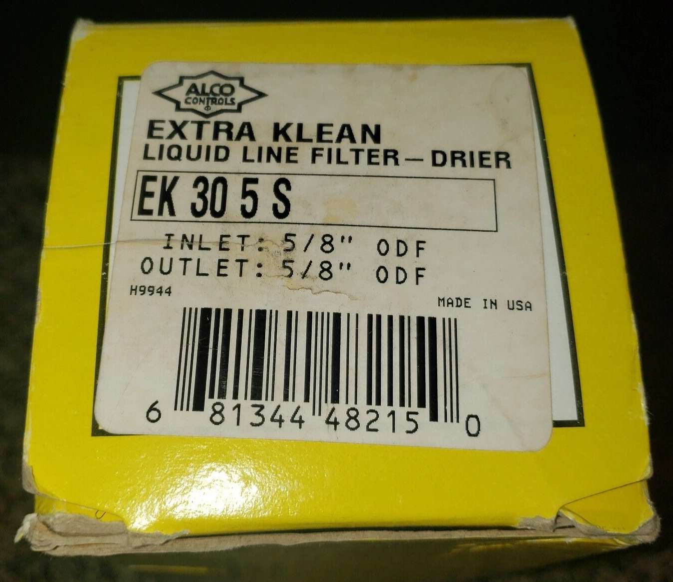 Alco Controls Extra Klean EK-305S 5/8" ODF Liquid 