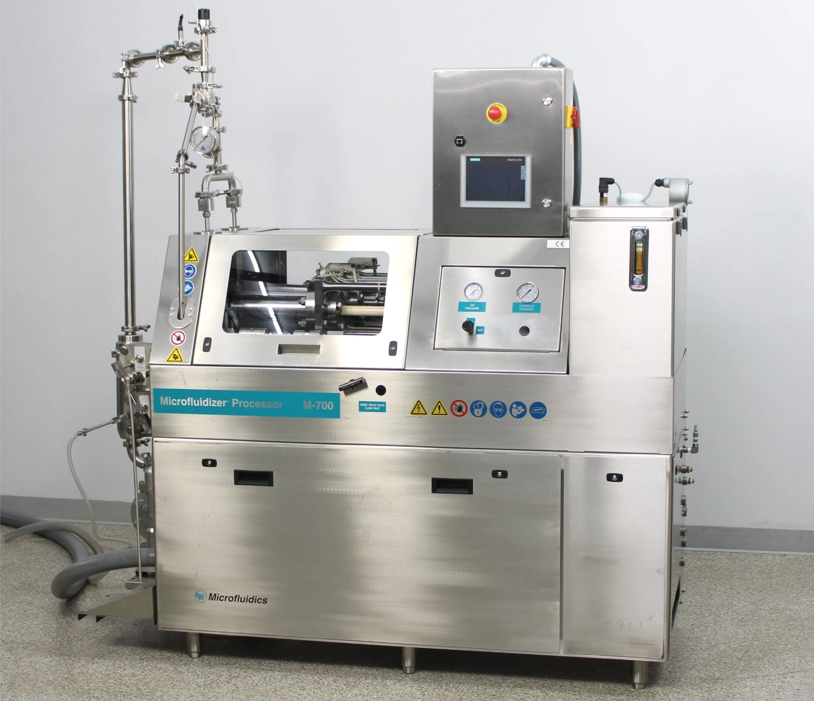 Microfluidics M700 Microfluidizer Processor 7250-20 Production Scale Homogenizer