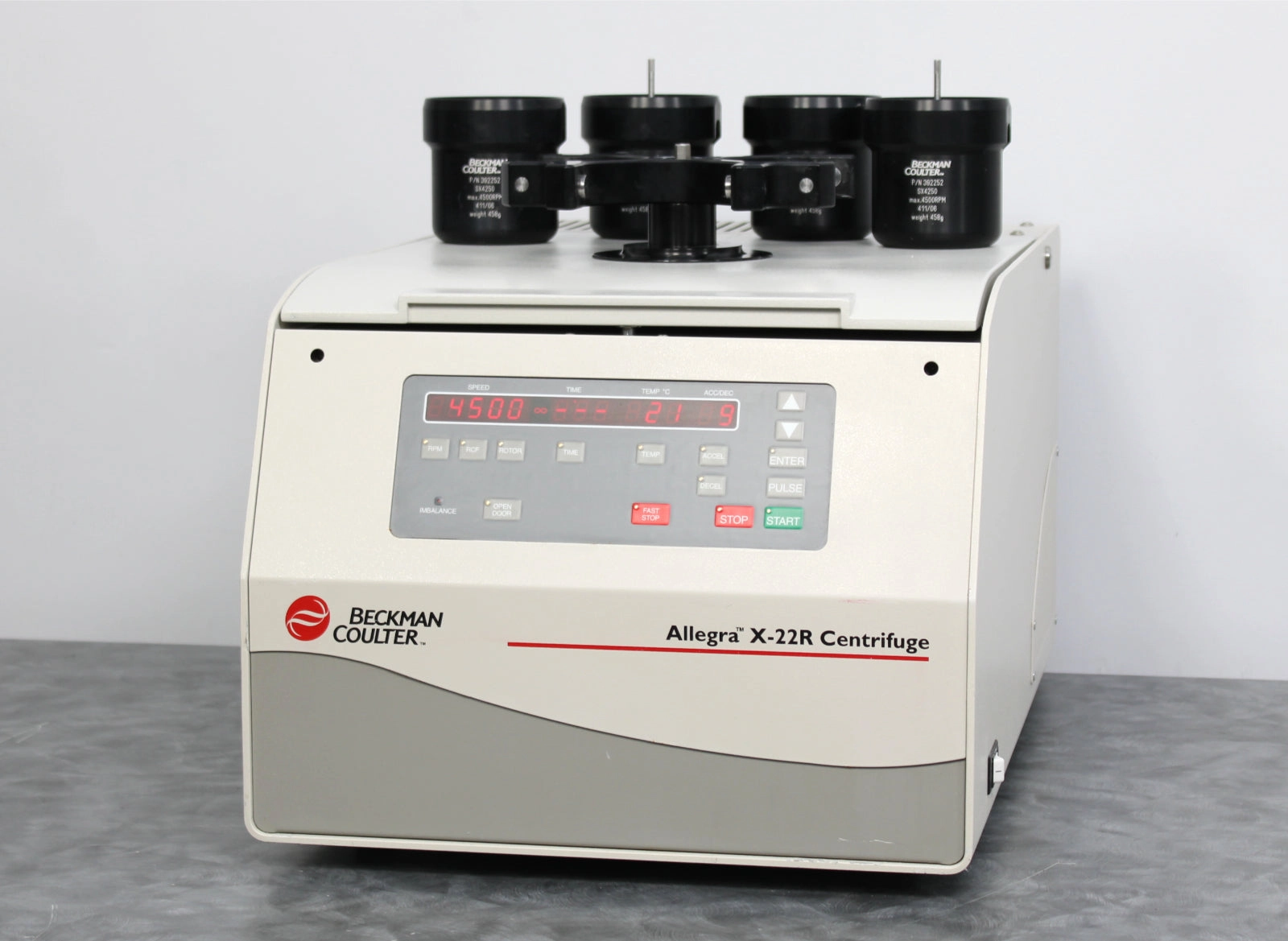 Beckman Coulter Allegra X-22R Refrigerated Benchtop Centrifuge &amp; SX4250 Rotor