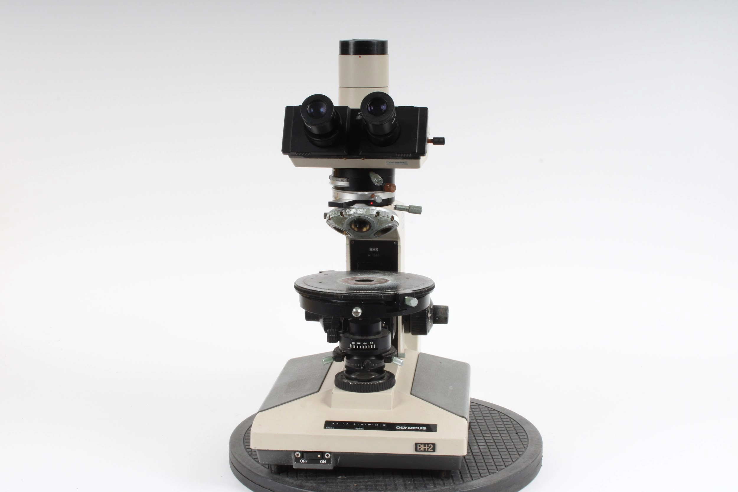 Olympus BH-2 Microscope With 2x: Olympus WHK 10X/20L Eyepieces - No Objectives