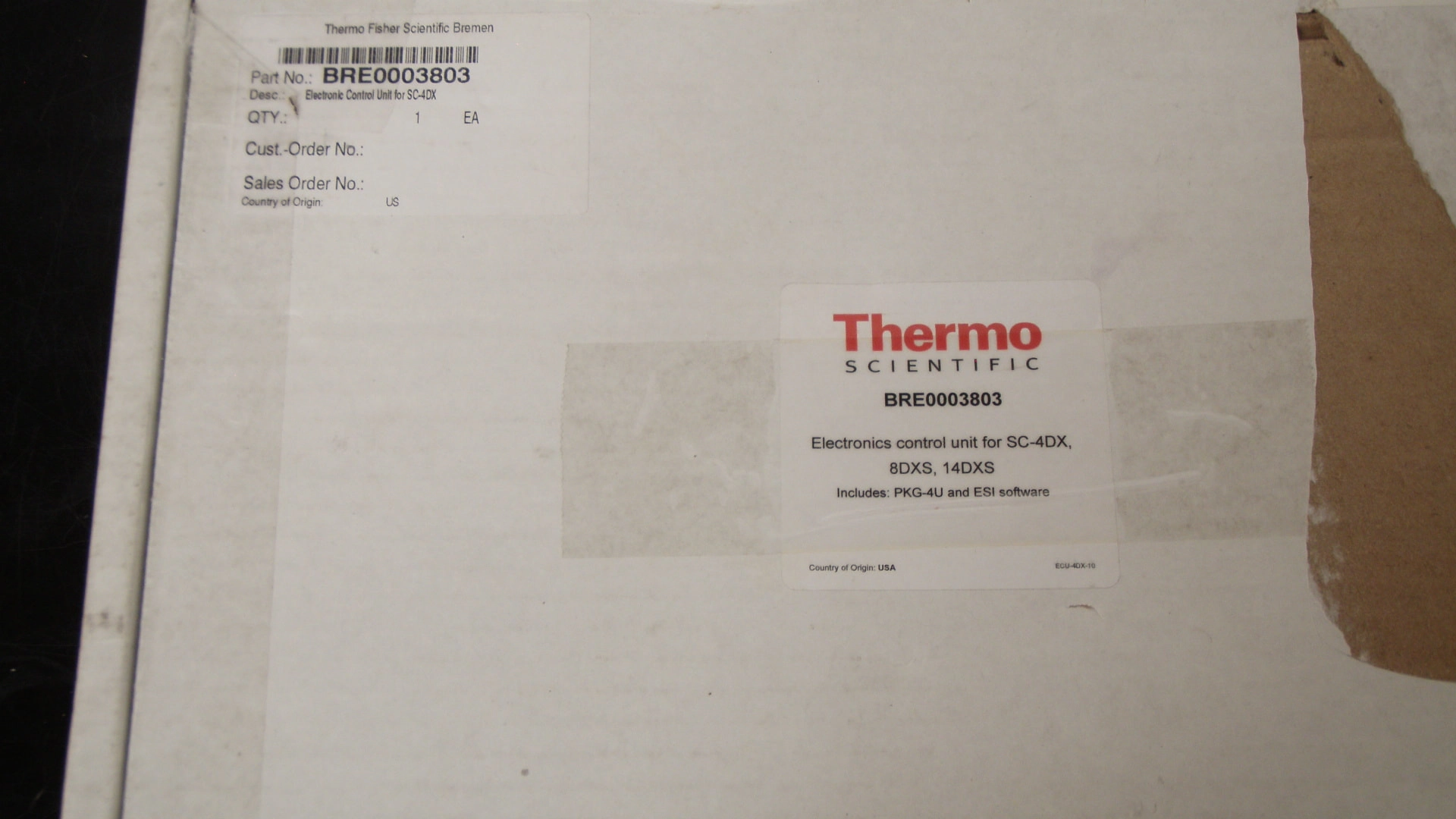 Thermo Scientific  Electronics Control Unit SC-4DX, BRE0003803, Brand New!