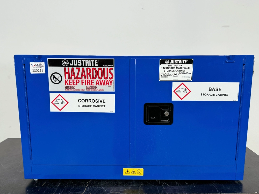 Justrite Sure-Grip EX  17 Gallon Hazardous Material Storage Cabinet