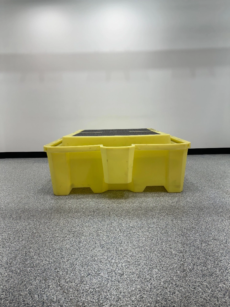 Uline Yellow Spill Containment Sump