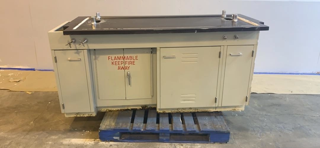 75x32x37" St Charles Fumehood Base w/ Flammable Cabinet(S6LLST7069)