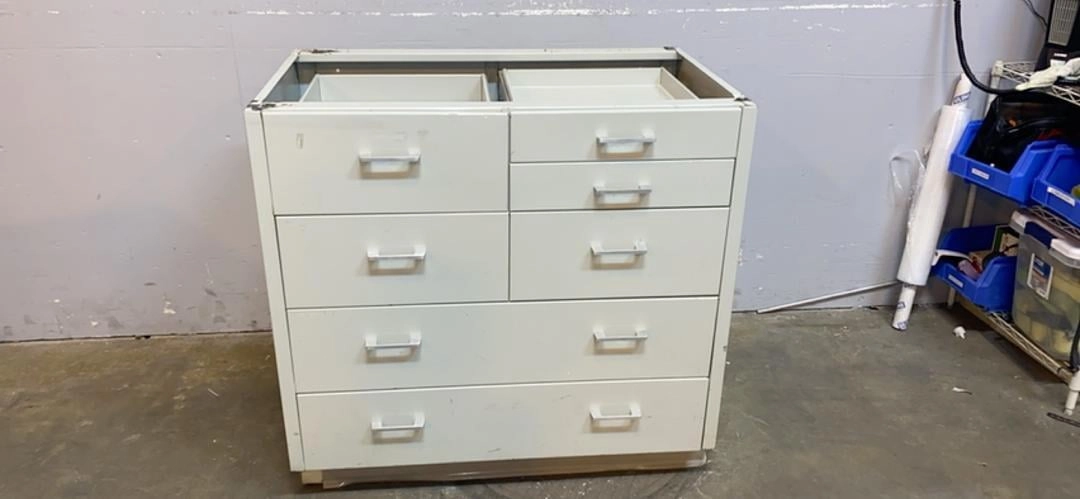 36x22x34"" St Charles 7 Drawer Lab Casework Cabinet(S6LLST6510)