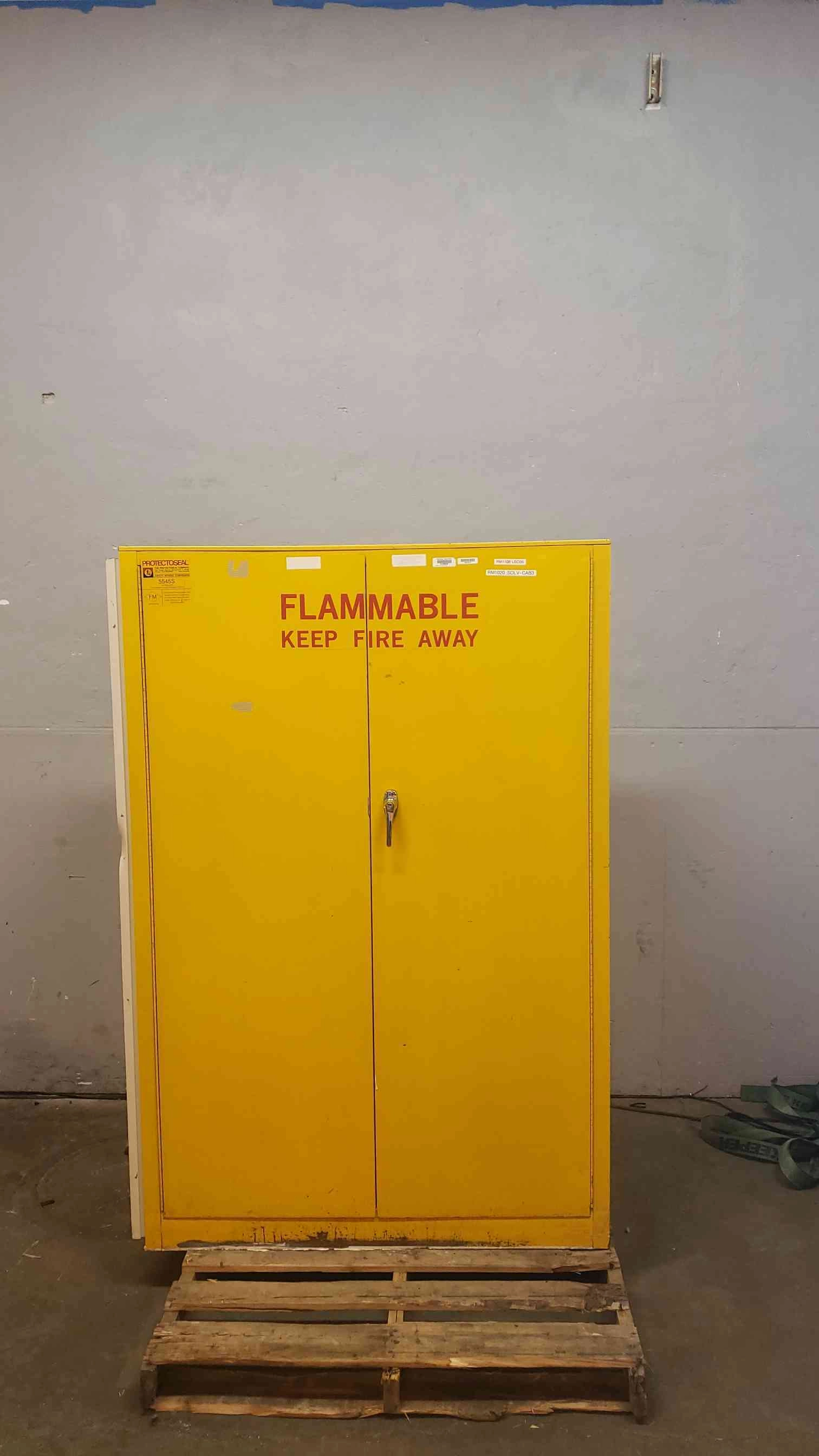 Used 49" Protectoseal 45 Gallon Flammable Storage Cabinet (SKU:14002AA)