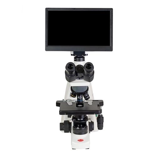 Motic BA310E LED Trinocular Compound Microscope w/ Moticam 4000X Microscope Camera