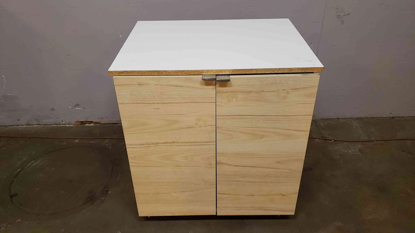 30" Rolling Lab Cabinet Storage Cart