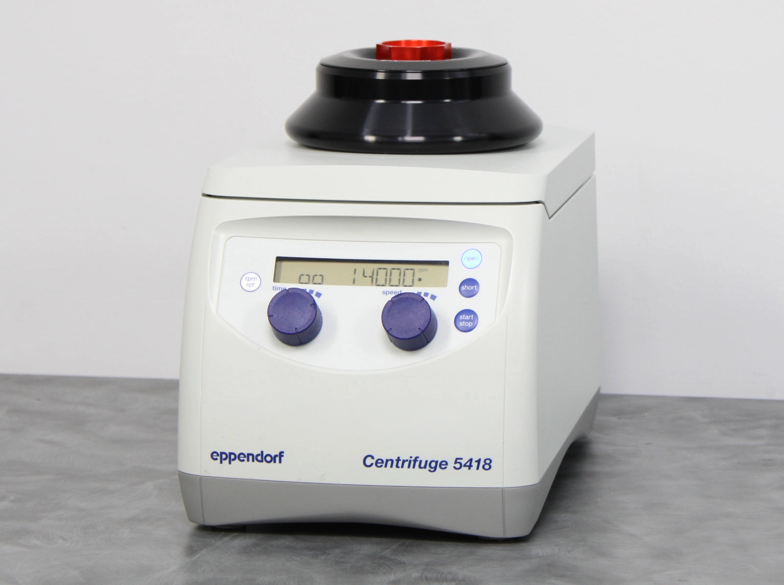 Eppendorf 5418 Benchtop Microcentrifuge and FA-45-18-11 Fixed Angle Rotor