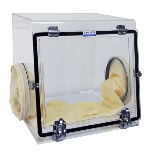 Compact GloveBox System, Two port, Clear Acrylic