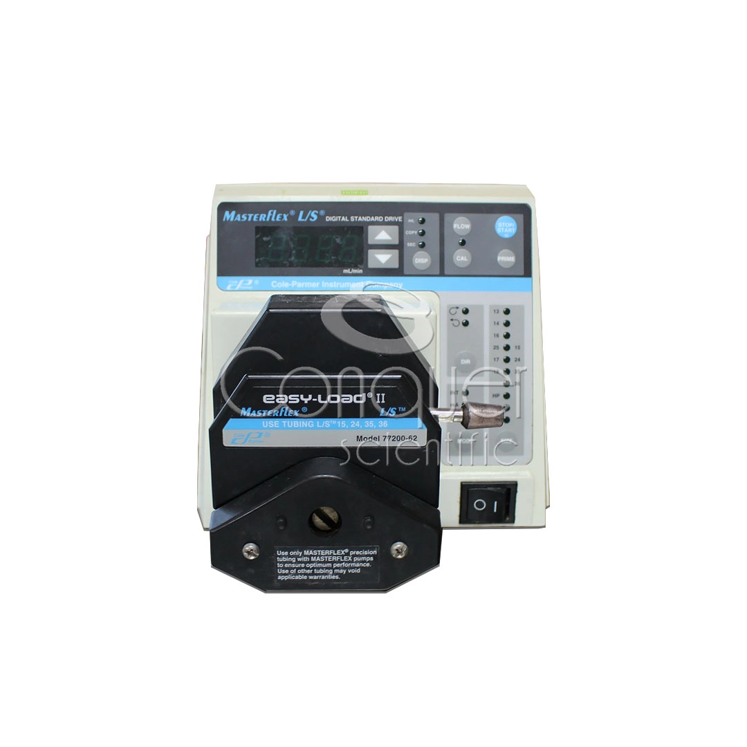 Cole Parmer Master Flex Peristaltic Pump 7523-60 with 77200-62 Pump head