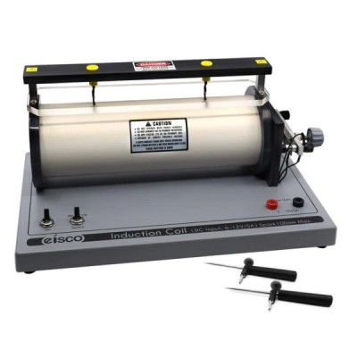 Eisco Induction Coil - 100mm Spark - Fully Adjustable Vibrator System - Includes 2 Pointer PH1168H