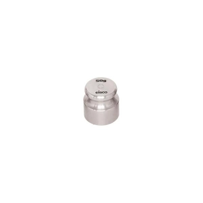 Eisco Labs 50g Balance Weight - Spare Stainless Steel 50 Gram Scale Calibration Weight PHBWSSS6