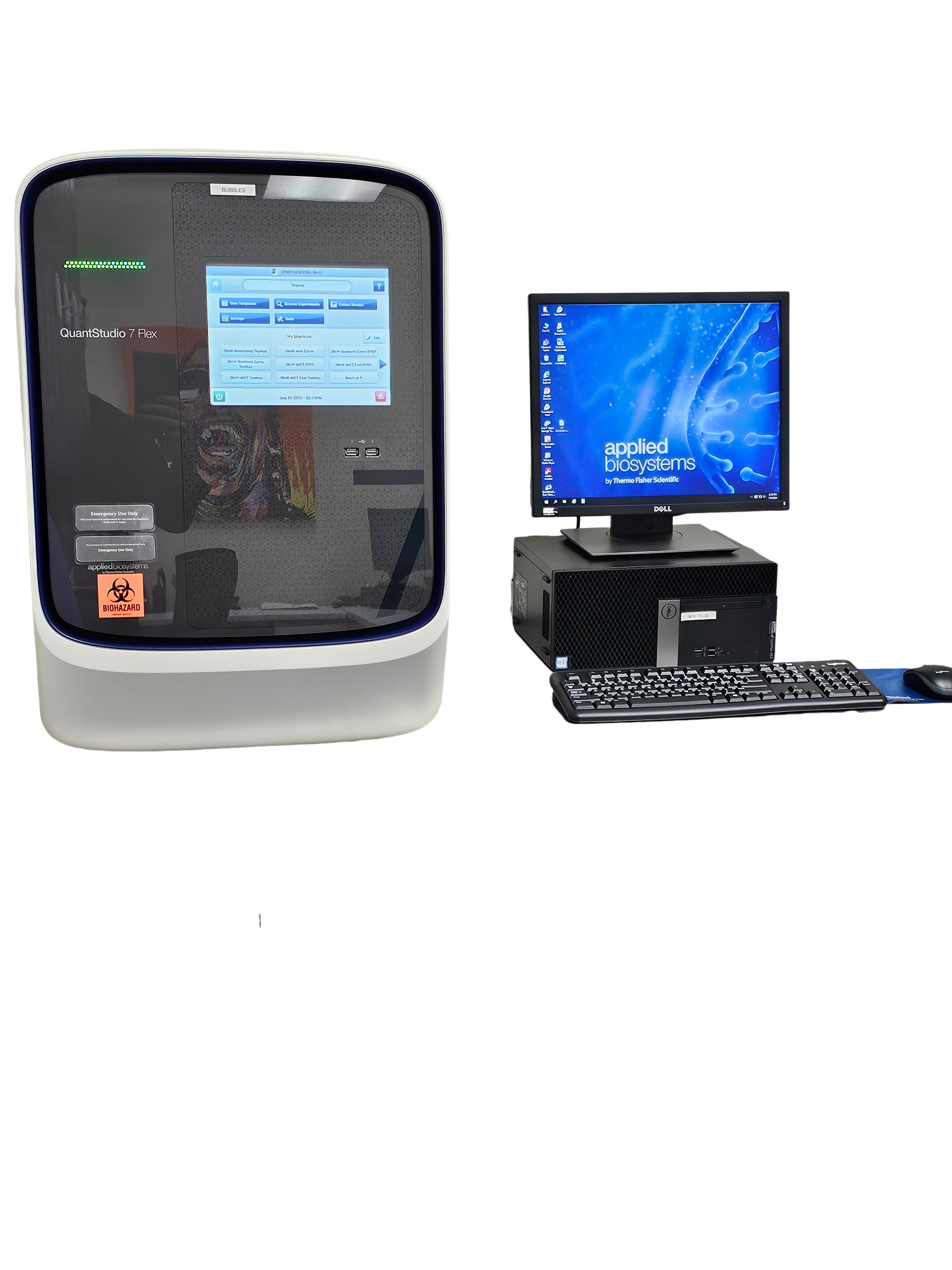 Applied Biosystems™ QuantStudio™ 7 Flex Real-Time PCR System, 384-well, desktop Analyzer bundle with KingFisher™ Flex Purification System, KingFisher with 96 PCR head