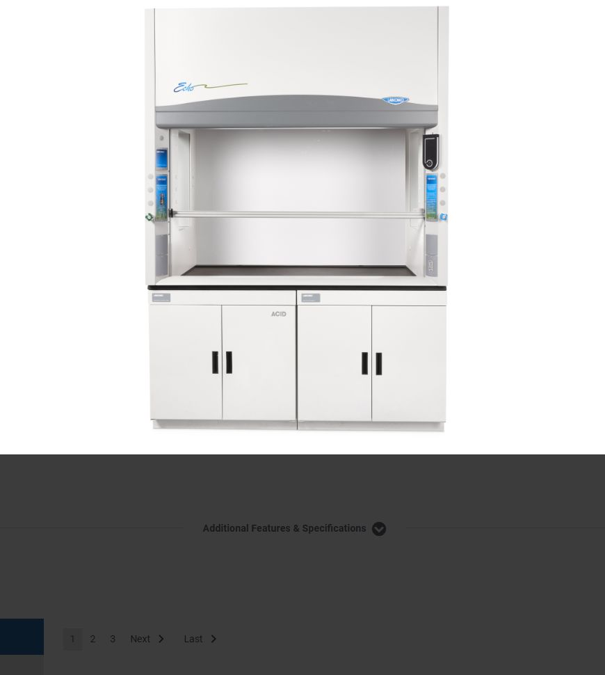 **COMPLETE SYSTEM** Labconco Ductless Fume Hood Protector Echo - Hood, Cabinets, Work Surface, Filters