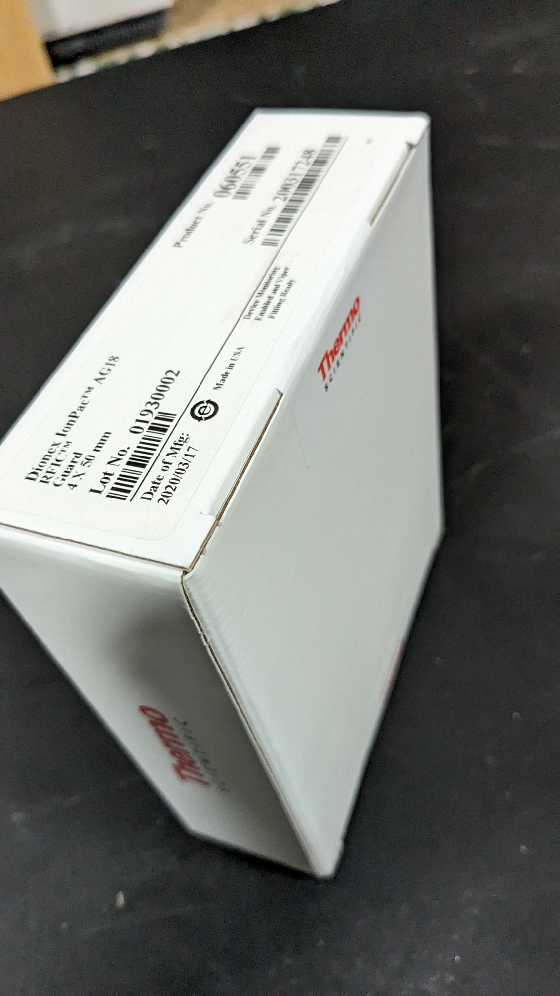 Thermo Scientific 060551 Dionex Ionpac AG18 RFIC 4x50mm *New