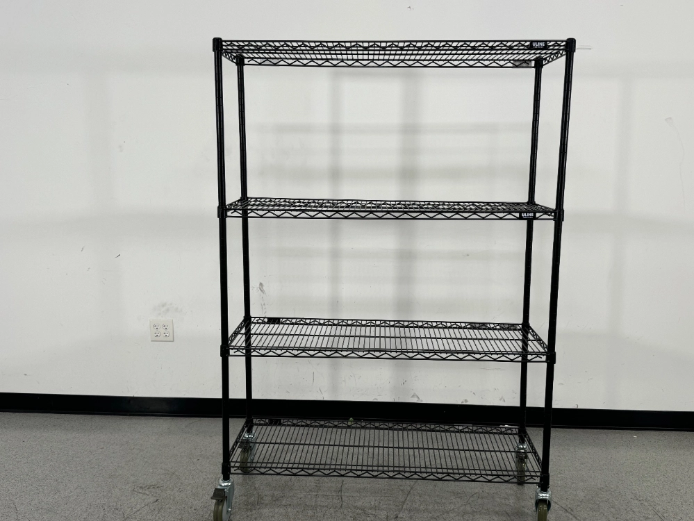 Uline 4' Portable Wire shelving Unit