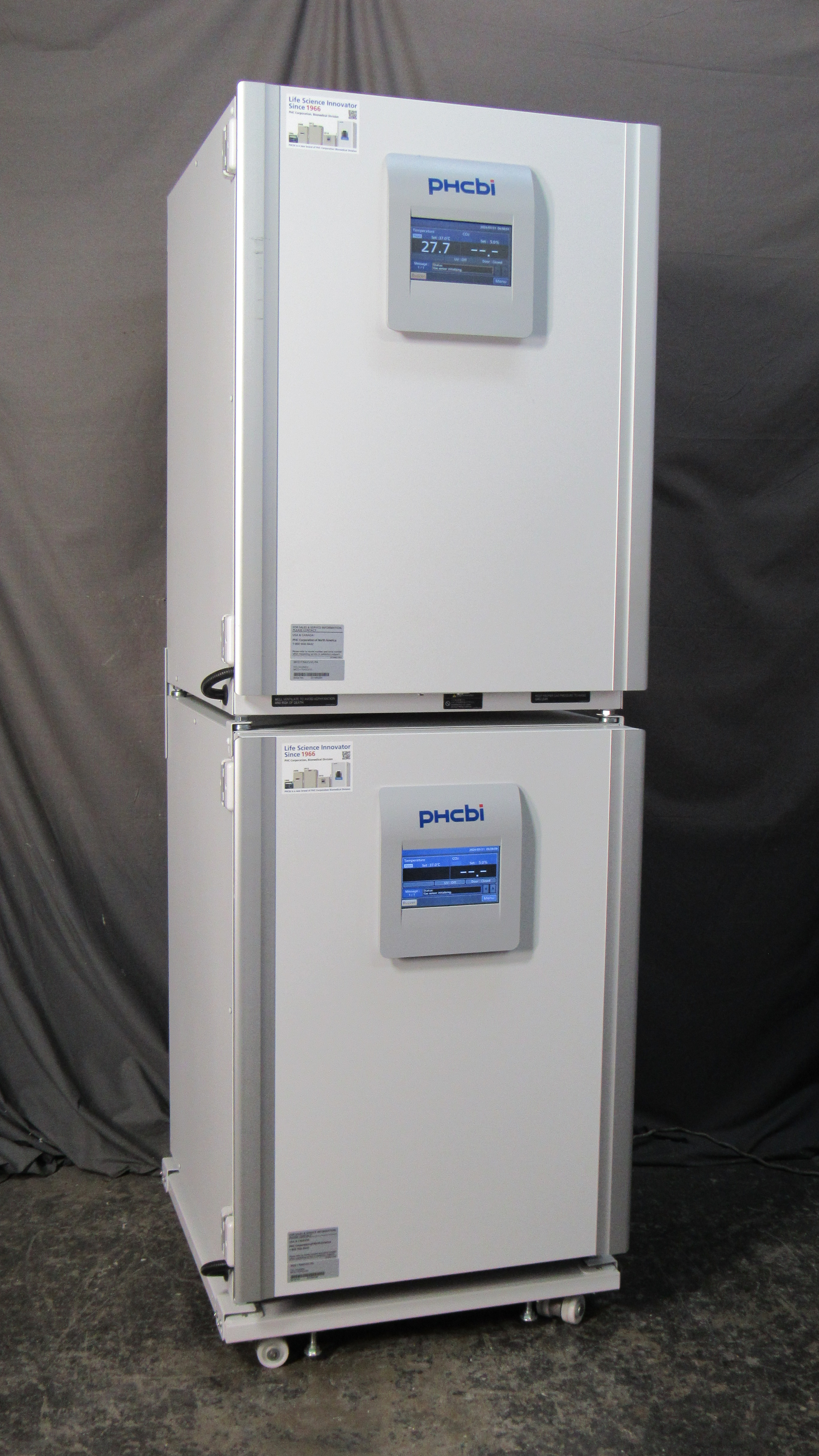 2020 Dual Stack PHCbi MCO-170AICUVL UV CO2 Incubators; 120V #41195