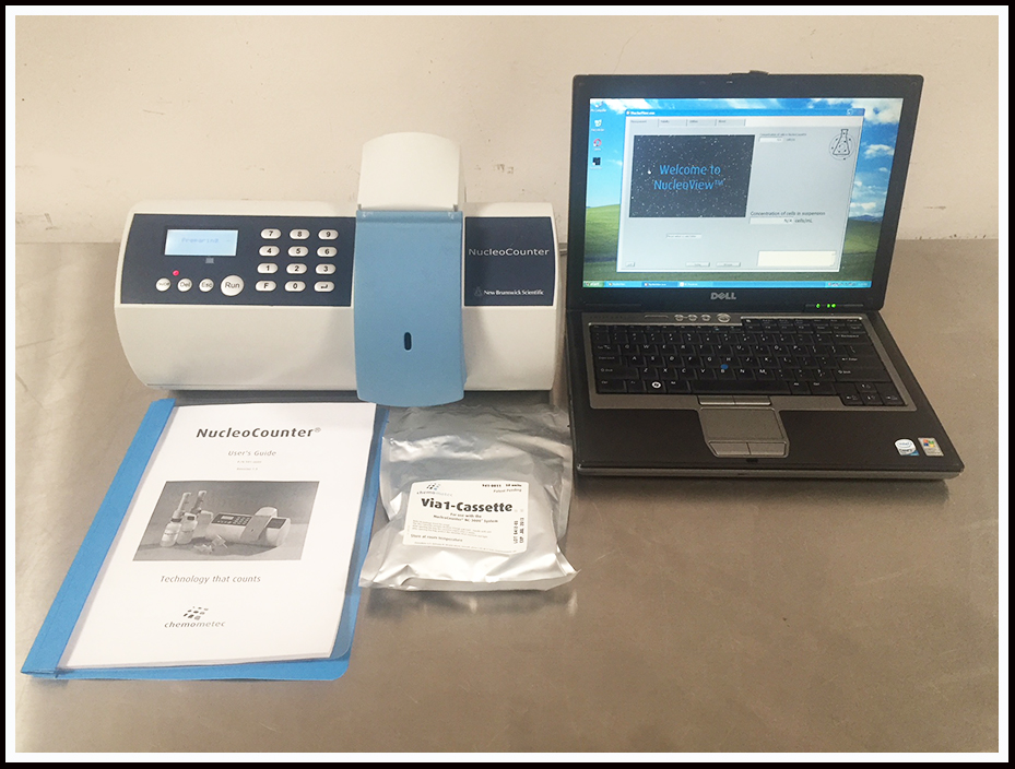 NucleoCounter NC-100 Viability Cell Counter w WARRANTY 