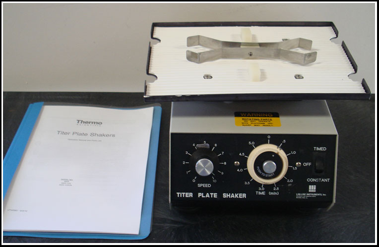 Thermo Lab-Line Microplate Titer Plate Shaker 4625 w WARRANTY