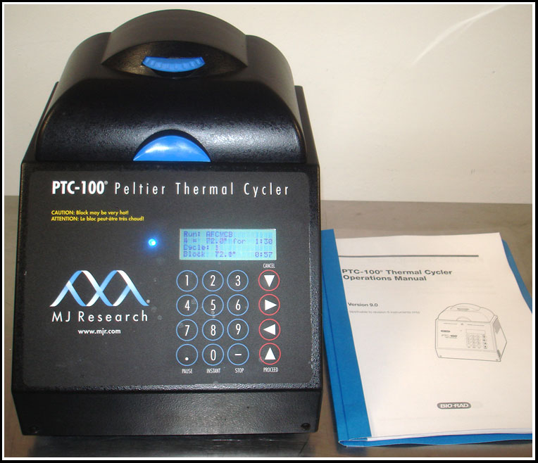 MJ Research Thermal Cycler PTC-100 96x0.2ml w WARRANTY