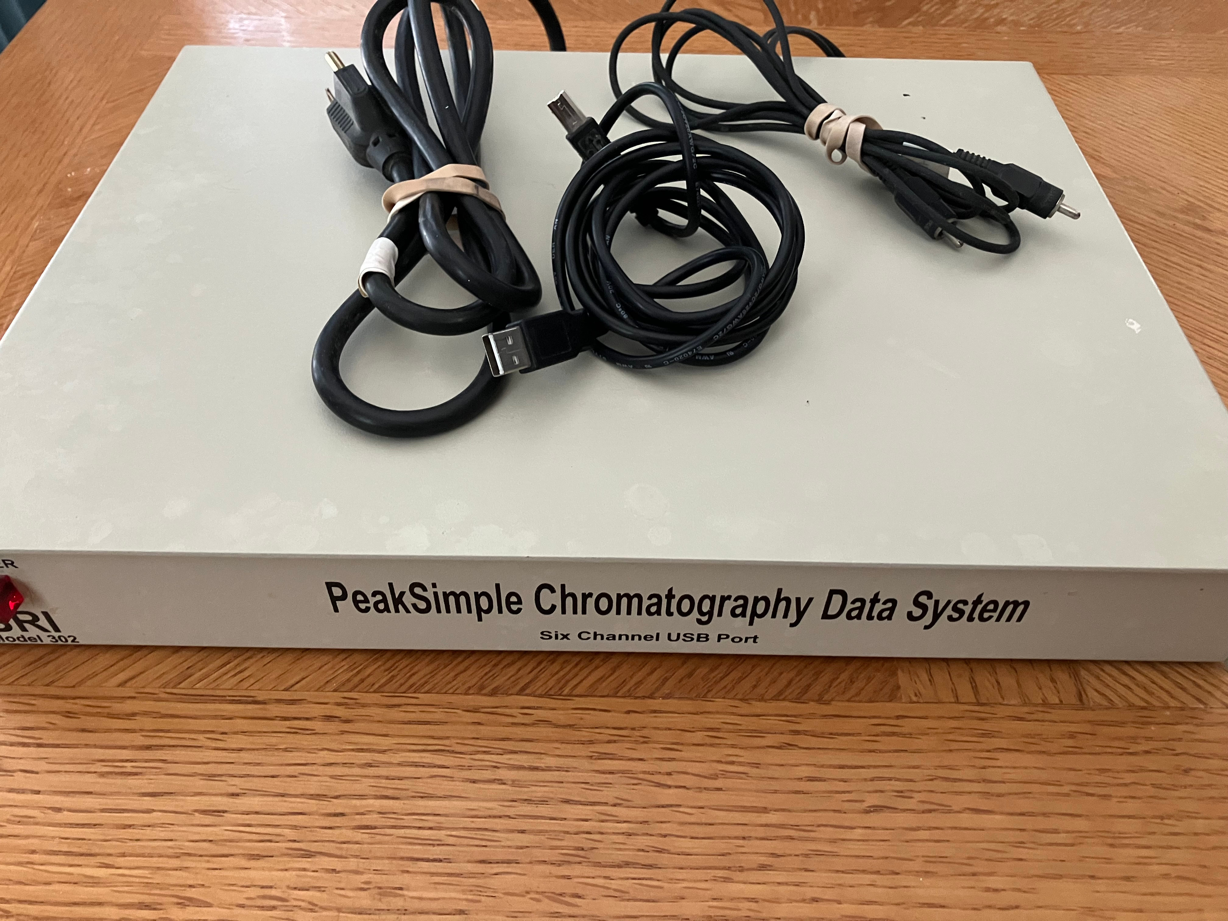 SRI PeakSimple 6ch Chroma Data System--------Shimadzu FCV-20AH2 Valve