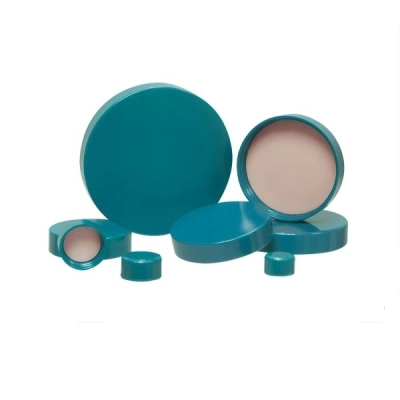 Qorpak 28-400 Green Smooth Thermoset Cap with F217 and PTFE Liner 3200/Cs 272495