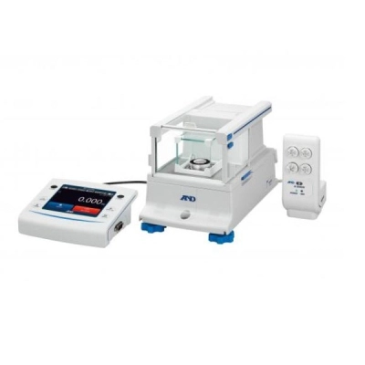 AandD Dual Range Microbalance, 2.1 g x 0.001 g / 6.2 g x 0.01 g with Touch Screen Display BA-6DTE