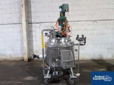 150 Liter Precision Stainless Reactor, 316L S/S, 45/100#