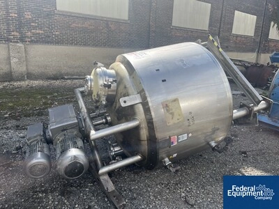 650 Gal SFI Twin Motion Kettle, 304 S/S, 15/150#