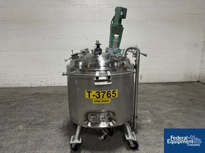 500 Liter Precision Stainless Reactor, 316 S/S, 45/100#