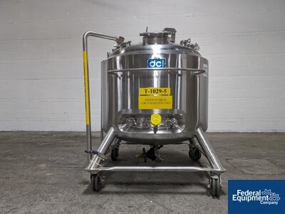 400 Liter DCI Jacketed Receiver Tank, 316L S/S, 45/125#