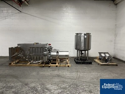 600 Liter Krieger Twin Motion Vacuum Mixer, S/S, Model MMD600