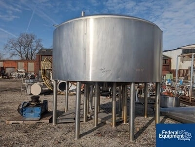 3,100 Gal Mash Tun Process Vessel, S/S