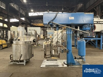 300 Gal Cowles Dual Shaft Disperser, S/S, Model 2-J-38