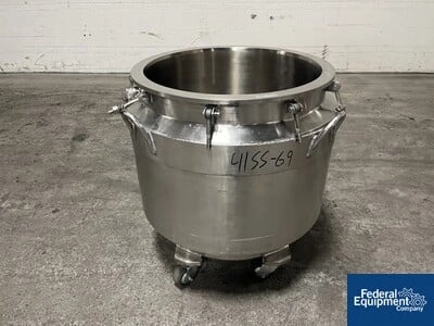 40 Gal Ross Mixer Mixing Can, S/S