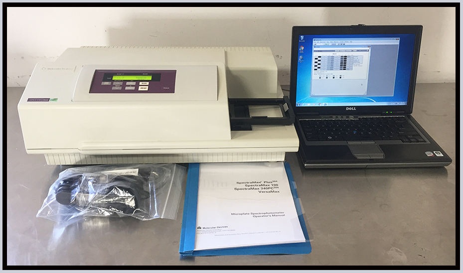 Molecular Devices SpectraMax 340 PC 96 & 384 Microplate Reader w WARRANTY