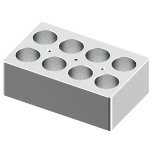 Scilogex Block, used for 50mL tubes, 8 holes
