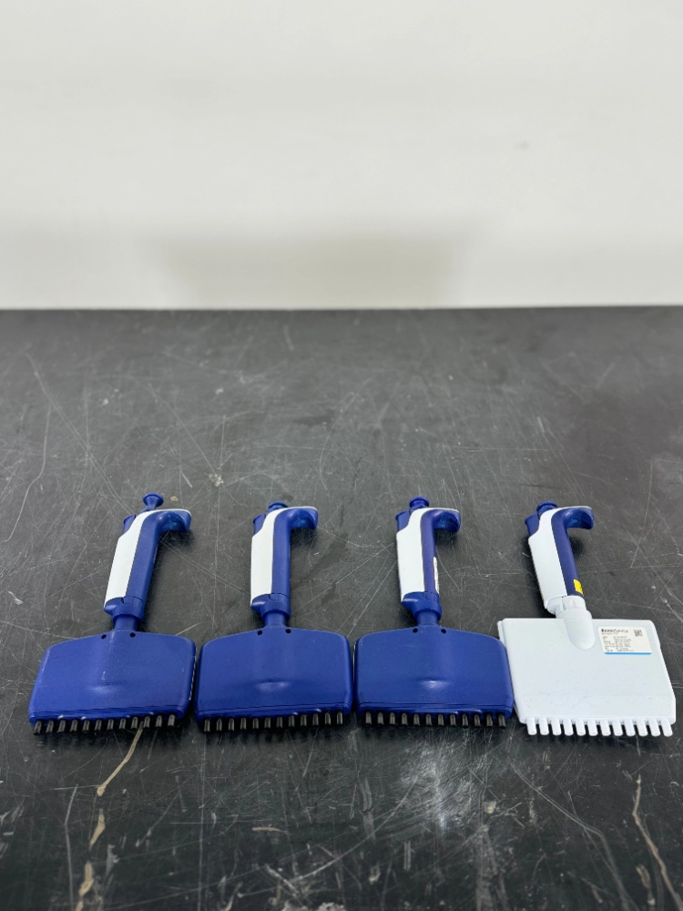 Rainin Pipet-Lite XLS 200ul Multichannel Pipettes - Quantity 4